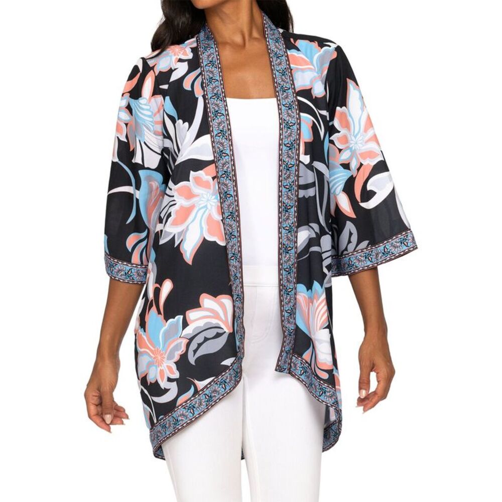 Tolani Womens  Mantra Kimono, Blue